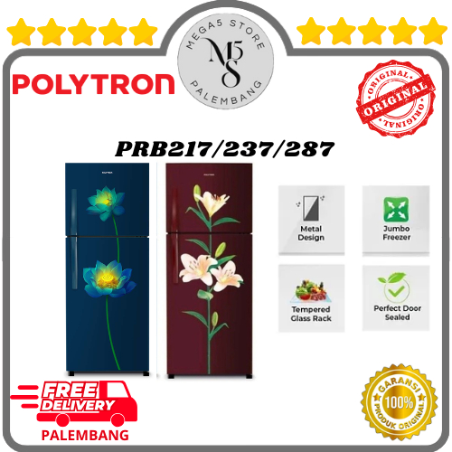 Jual Kulkas Polytron 2 Pintu PRB217/219 / PRB237/239 / PRB287/289 B/R ...