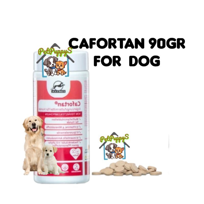 Jual Cafortan 90gr multivitamin anjing | Shopee Indonesia