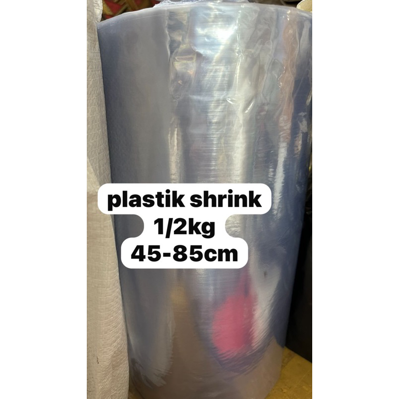 Jual plastik shrink pvc uk 45-85cm 1/2kg | Shopee Indonesia