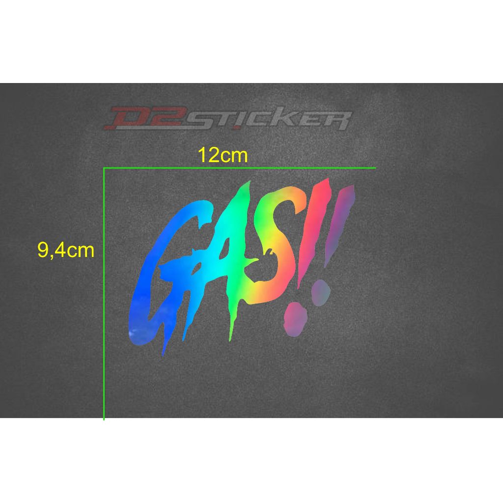 Jual CUTTING STICKER STIKER VIRAL GAS MOTOR | Shopee Indonesia