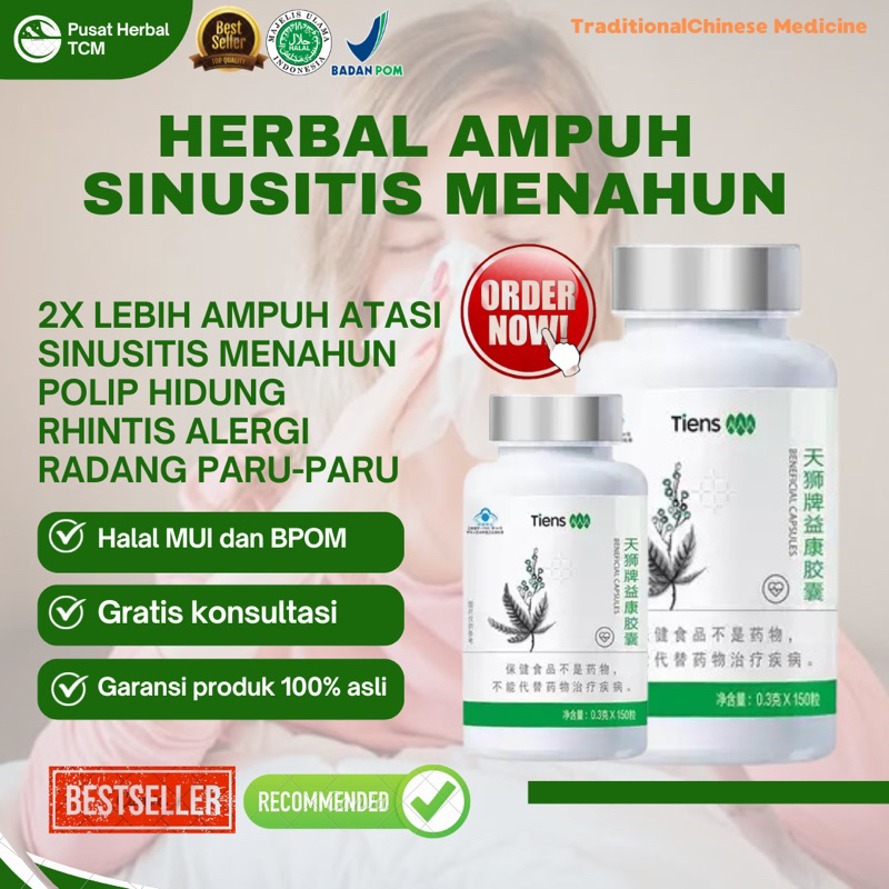 Jual OBAT HERBAL SINUSITIS RHINITIS MENAHUN DAN FLEK HITAM DI PARU-PARU ...