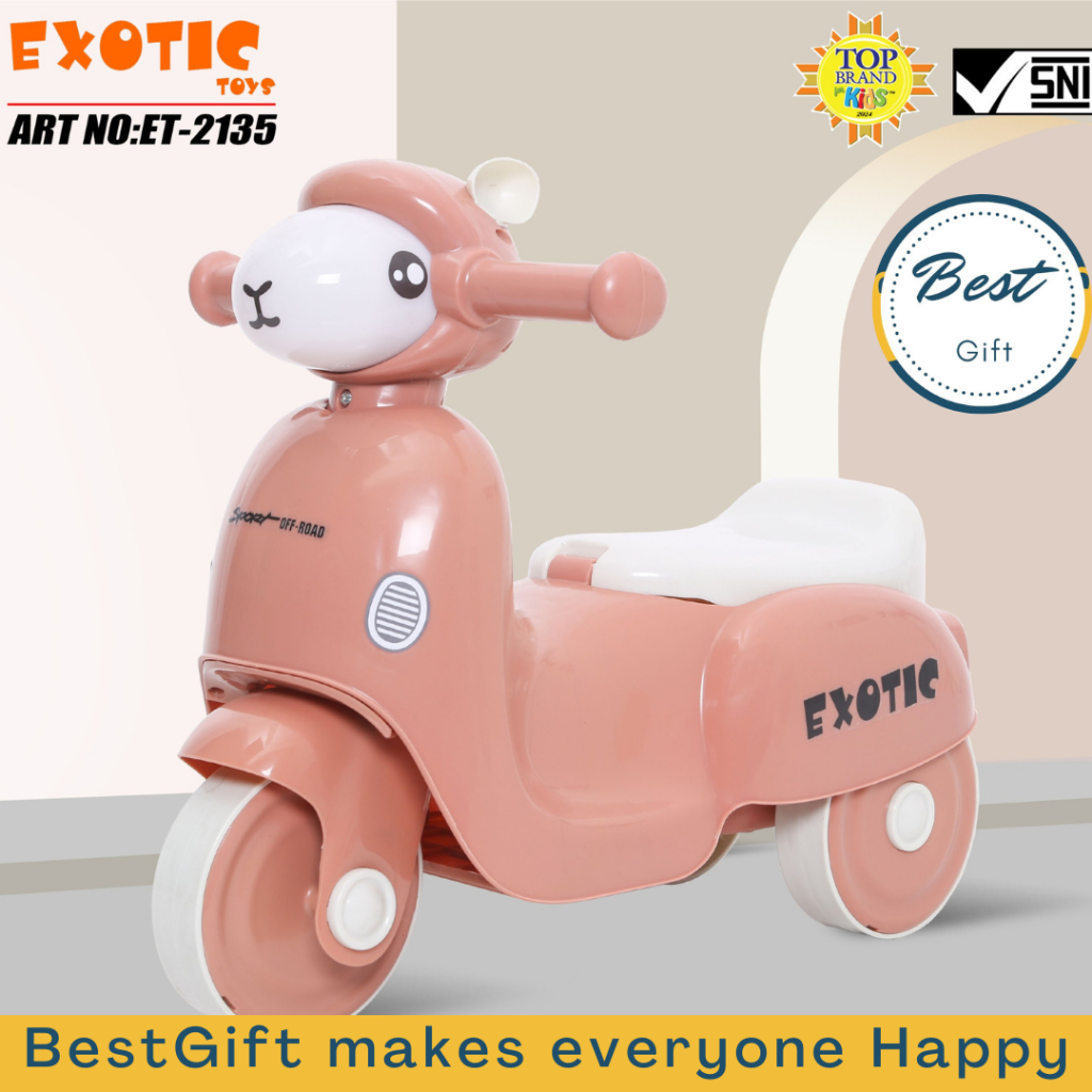 Jual EXOTIC RIDE ON VESPA KARAKTER LUCU ADA LAMPU DAN MUSIK ET-2135 ...