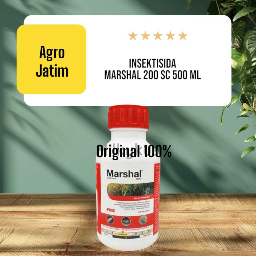 Jual Insektisida MARSHAL 200 sc Botol Merah - 500 ML | Shopee Indonesia