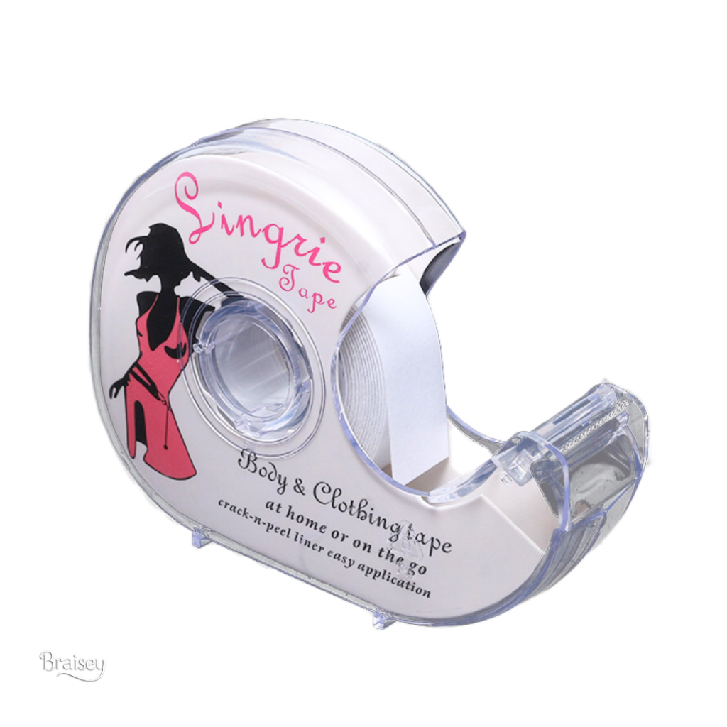 Jual BRAISEY Body Tape Transparan Invisble Bening Lingerie Dress Tape ...