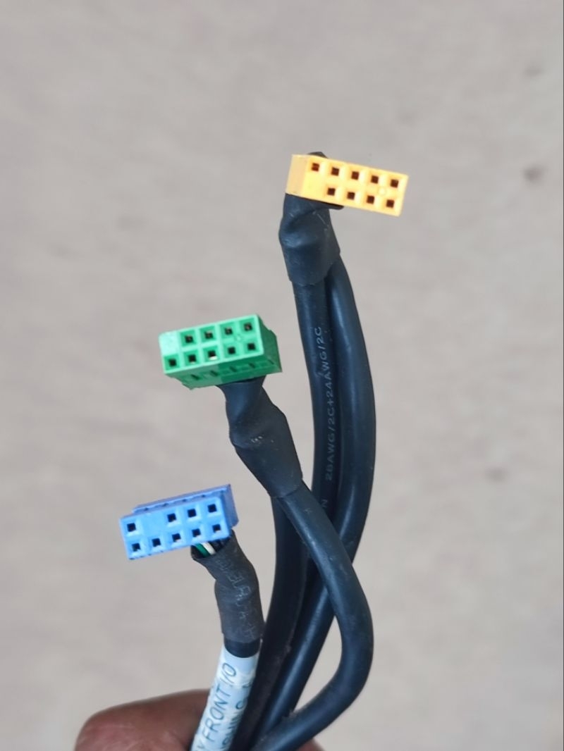Jual usb tambahan 4Port Untuk pc komputer kabel ke pin usb motherboard ...
