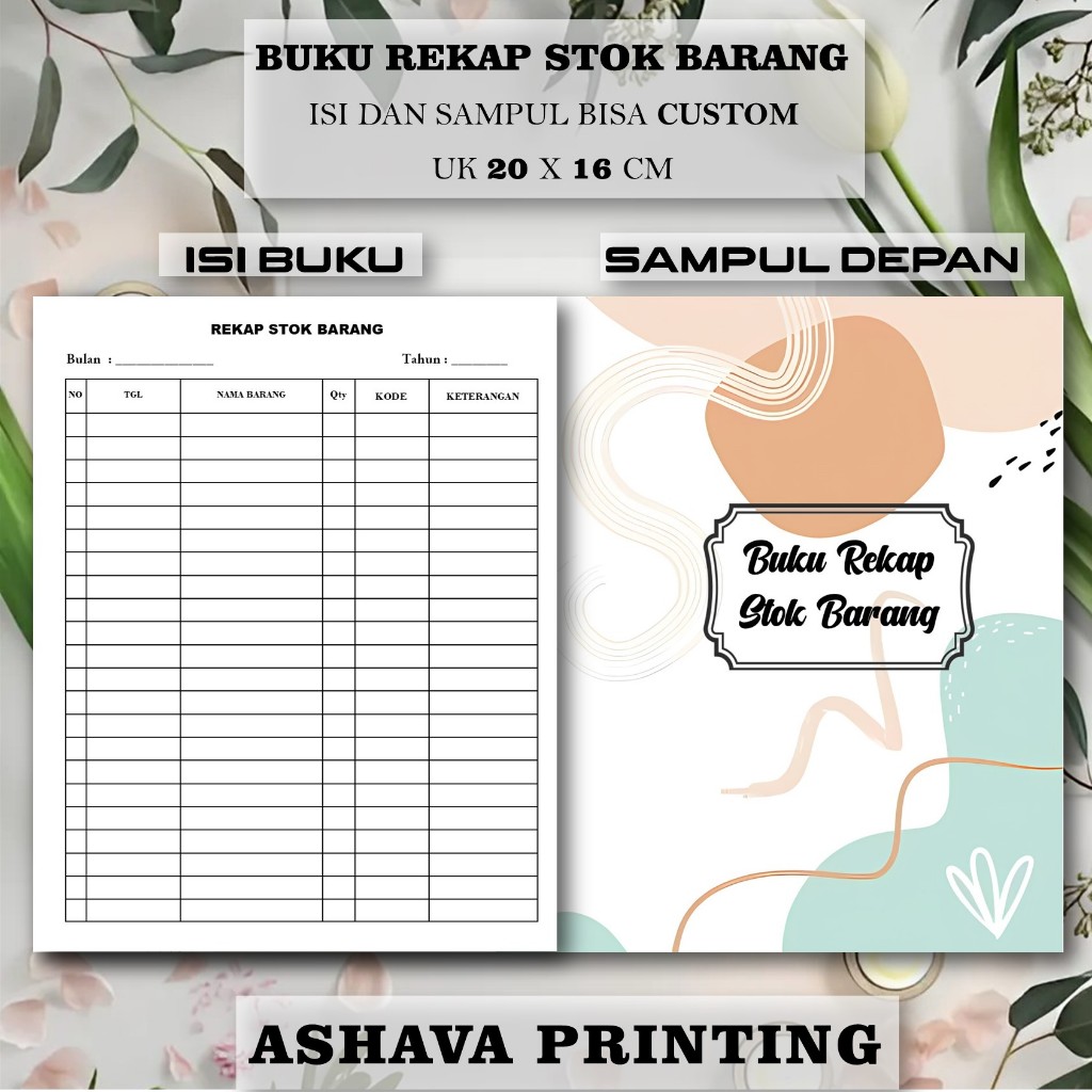 Jual BUKU REKAP STOK BARANG / BUKU REKAP STOK PRODUK BOLAK BALIK ...
