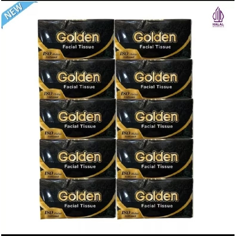 Jual "PROMO" Tissue Golden 180 Helai tisu wajah murah isi 8 pack