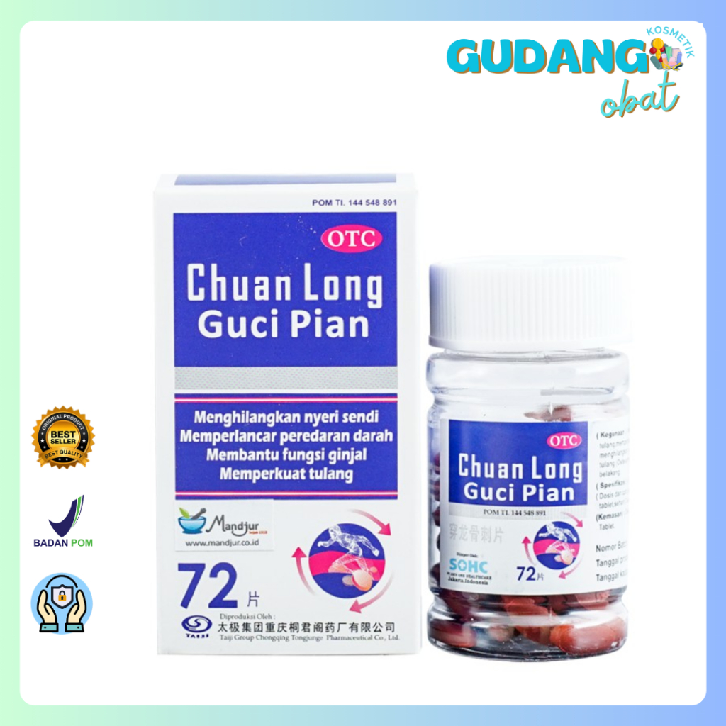 Chuan Long Guci Pian 72 S -  Obat Ginjal