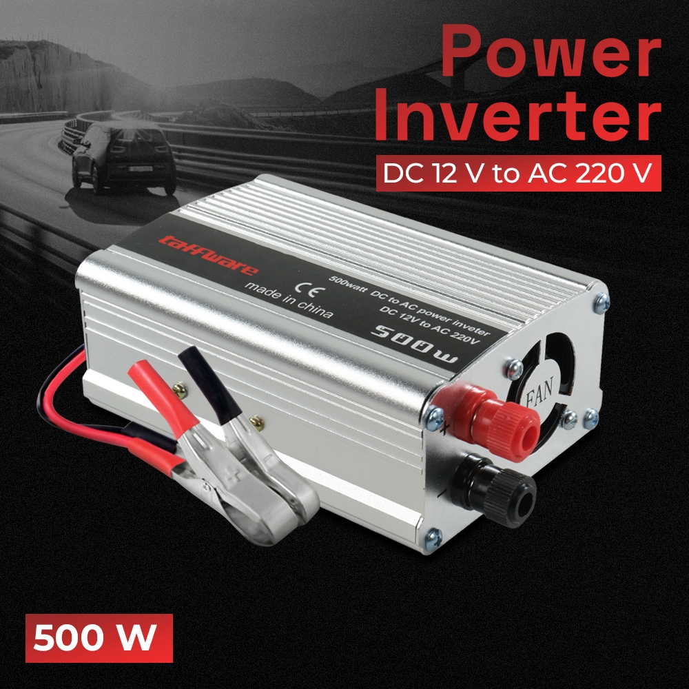 Jual power inverter mobil DC12V output AC 220V 500W-konverter DC to ...
