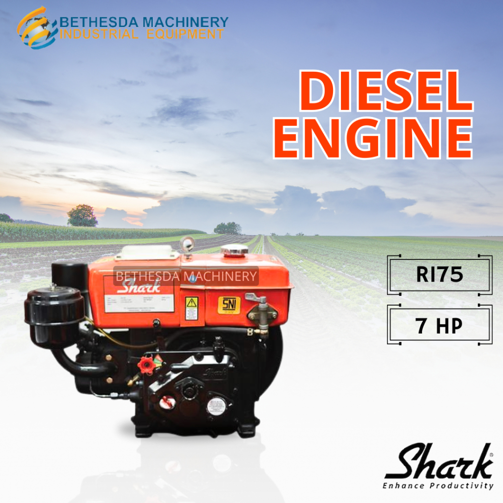 Jual Mesin Diesel Penggerak 7 PK Shark R 175 | Shopee Indonesia