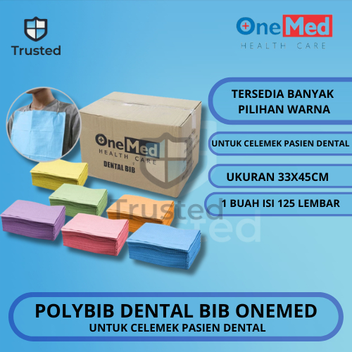 Jual Dental Bib Onemed Polybib onemed Isi 125pcs | Shopee Indonesia