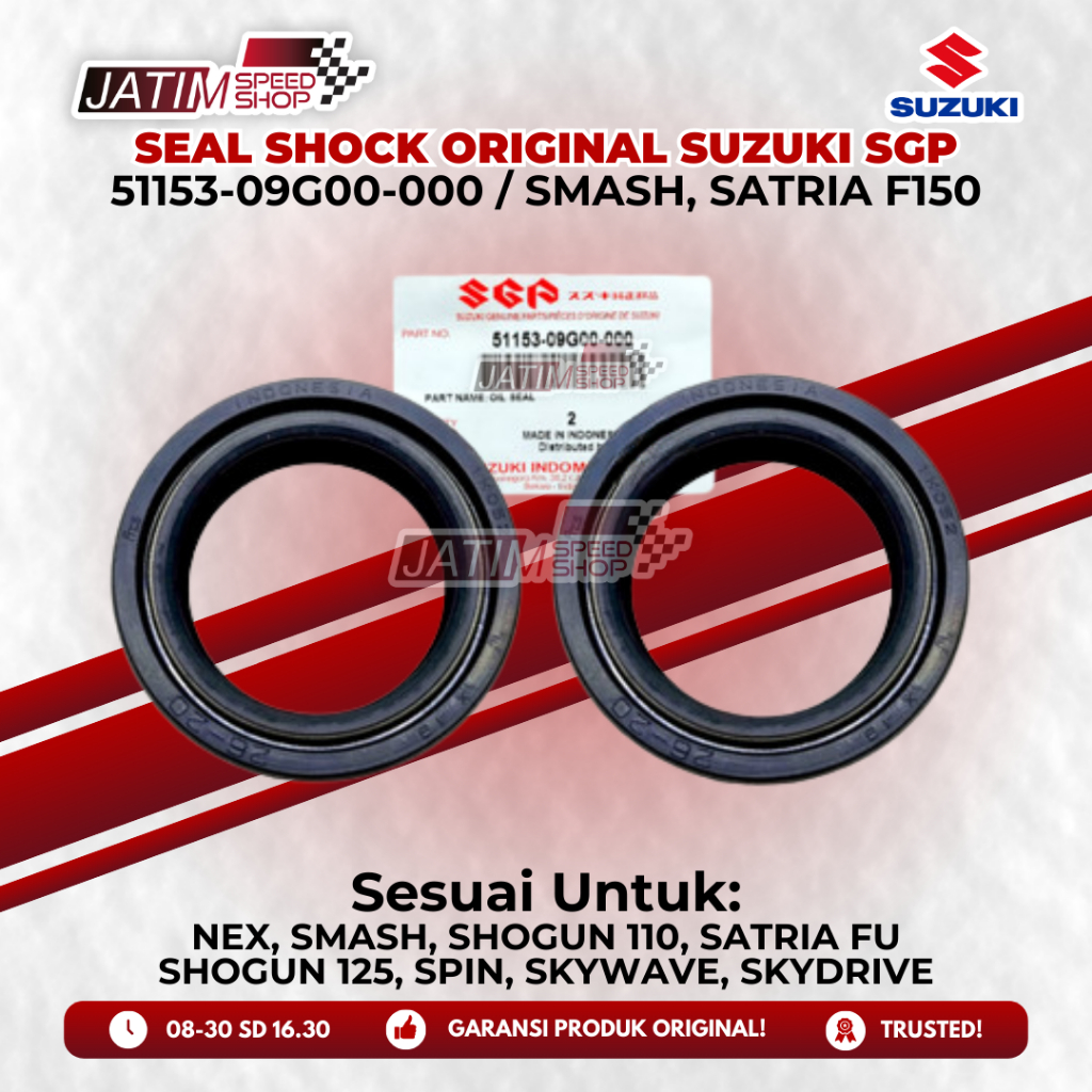 Jual Suzuki SGP Seal Shock Sok Depan 51153-09G00-000 Untuk NEX SMASH ...
