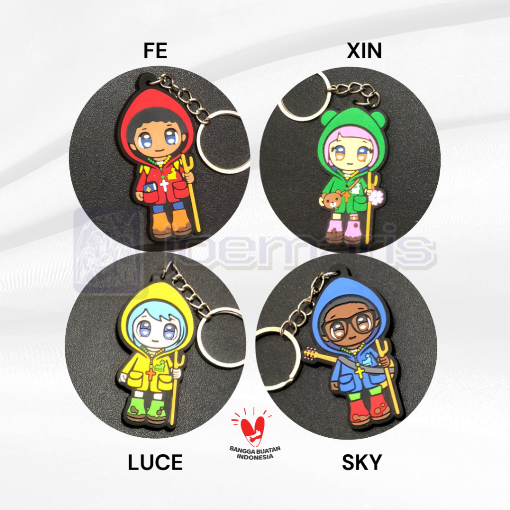 Jual GANTUNGAN KUNCI KARET LUCE MASKOT YUBILEUM 2025 RUBBER KEYCHAIN ...
