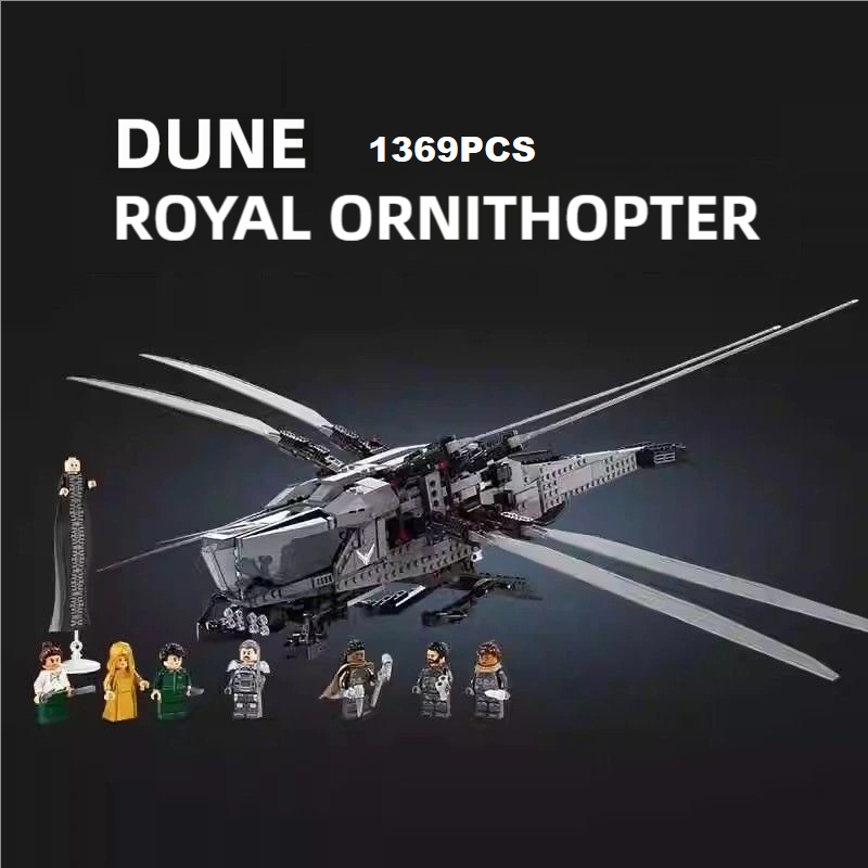 Jual Building blocks Dune Atreides Royal Ornithopter Set 1369+pcs Toys ...