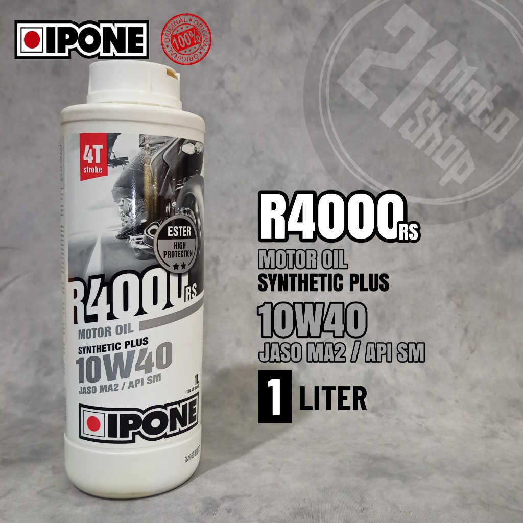 Jual IPONE R4000 RS 10W40 Synthetic Plus Oli Motor Ipone | Shopee Indonesia