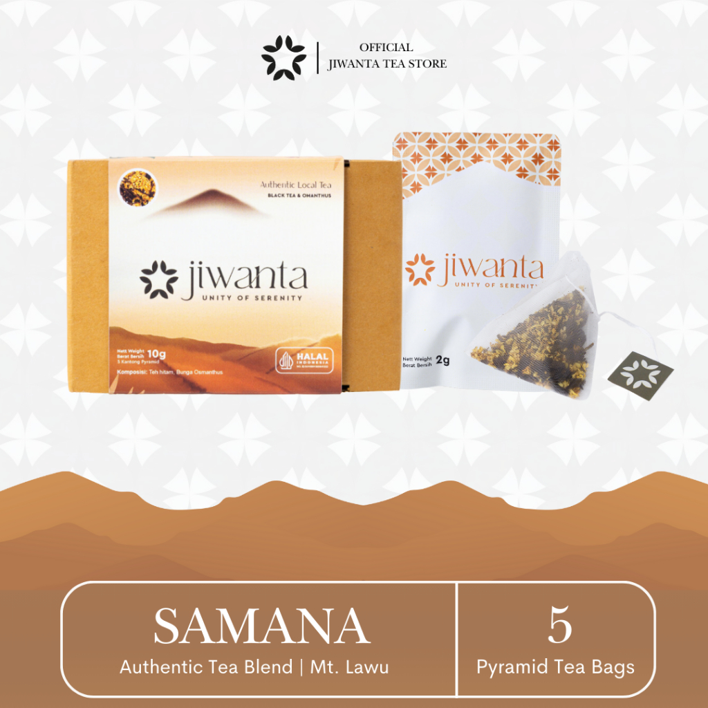Jual Jiwanta Samana - Teh Hitam Coklat Gunung Lawu & Osmanthus ...