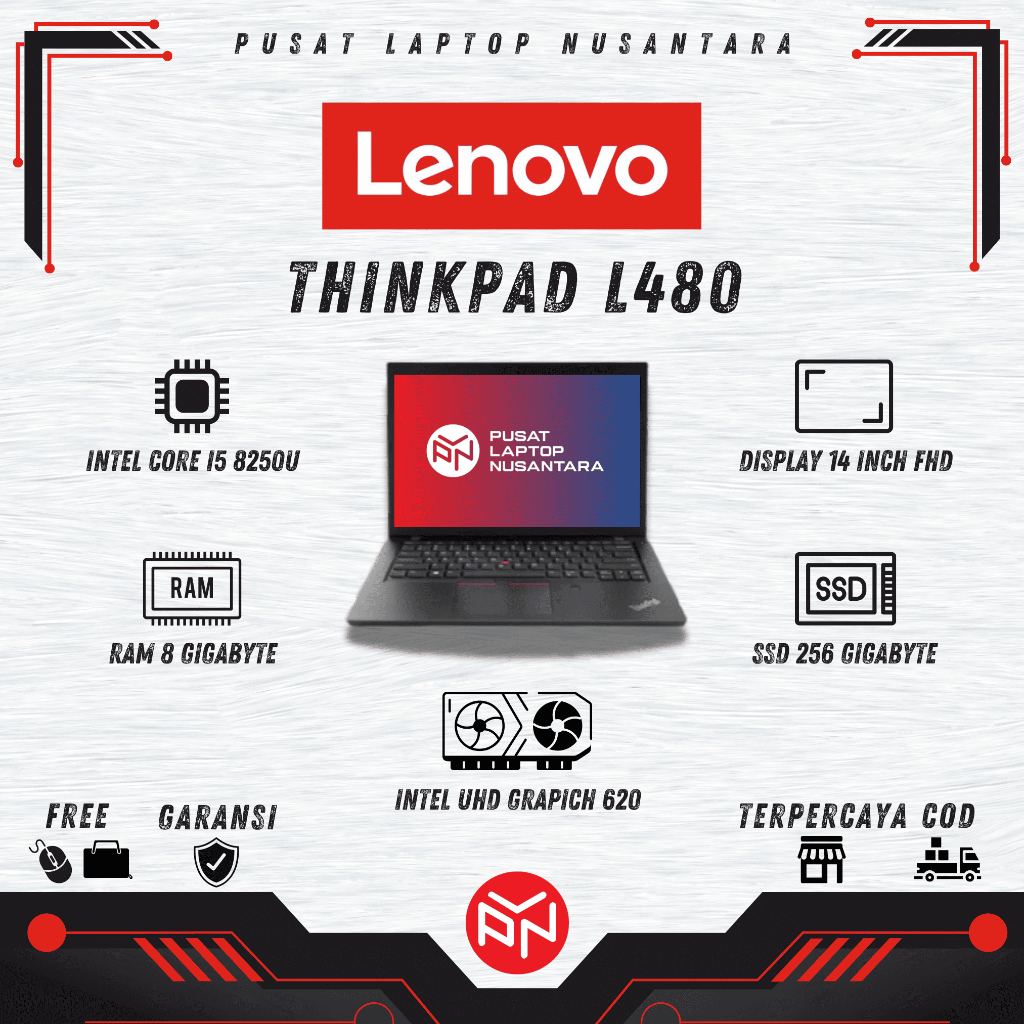 Jual Lenovo Thinkpad L480 | Shopee Indonesia