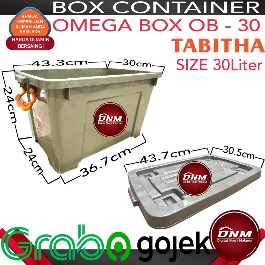 Jual Tabitha Container Box Plastik Mini Kotak Penyimpanan Dengan Roda ...