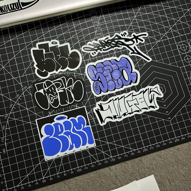 Jual STIKER KALCER Stickerpack Graffiti | Purple | STICKER HELM STICKER ...