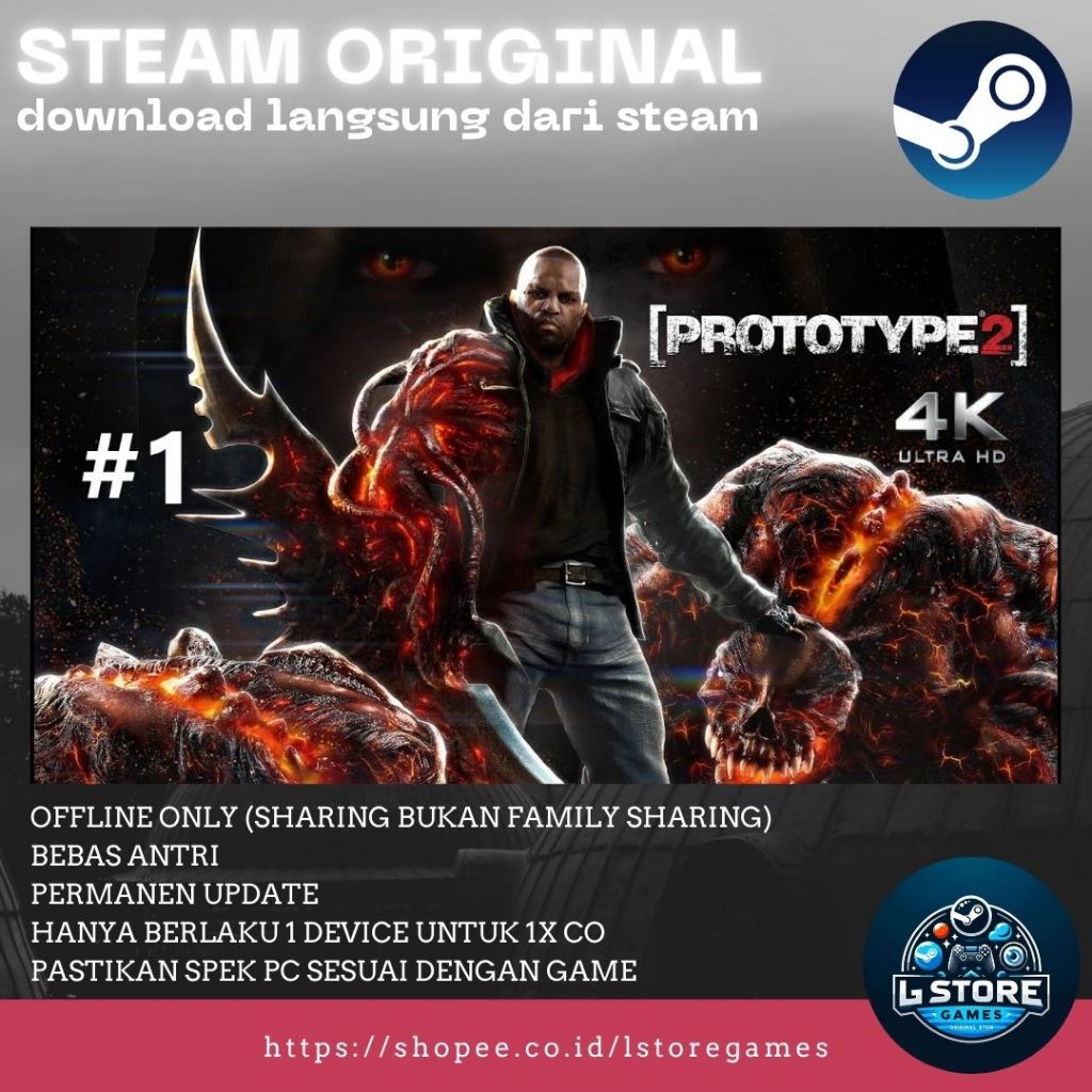 Jual Prototype 2 PC Sharing Original Offline | Shopee Indonesia