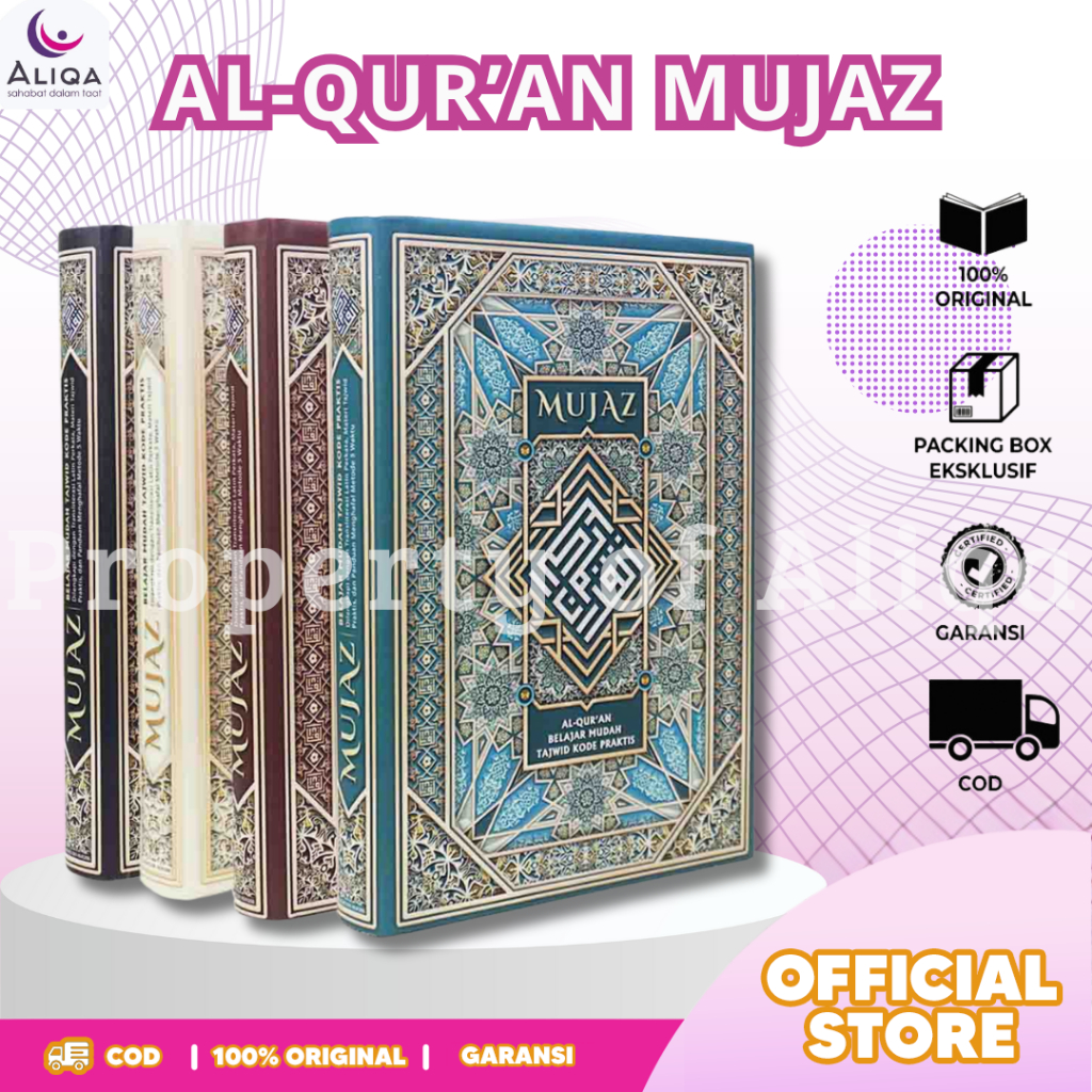 Jual Aliqa - Al Qur'an Mujaz Ukuran A5 Cover Elegan Bonus Buku Dzikir ...