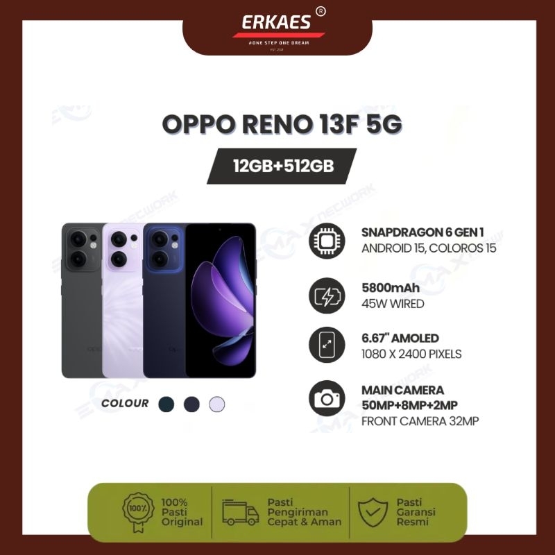 Jual OPPO RENO13F 5G 12/256GB | Shopee Indonesia