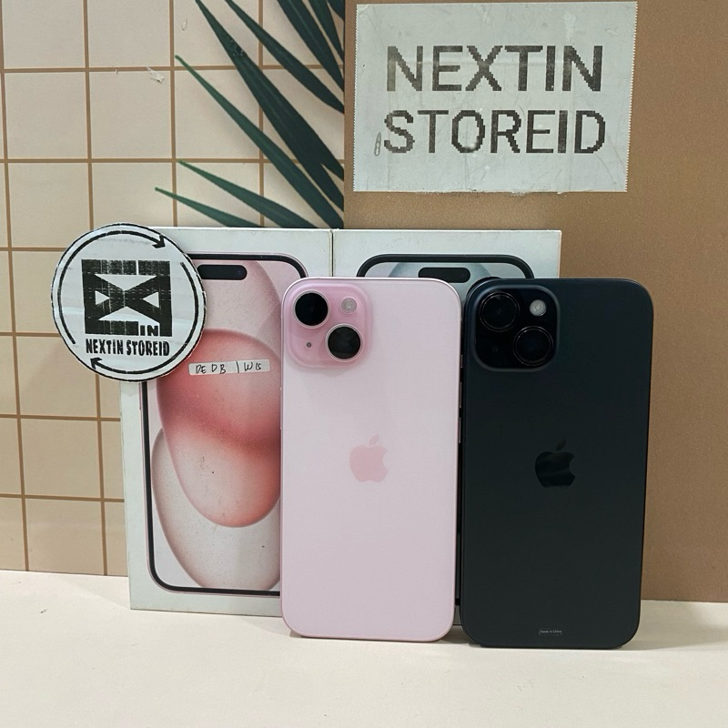 Jual APPLE IP 15 128 256 IB0X SECOND FULLSET | Shopee Indonesia