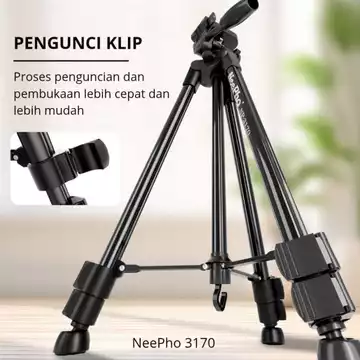 Neepho 3170 Tripod Multifungsi Photography Kamera Cellphone DSLR