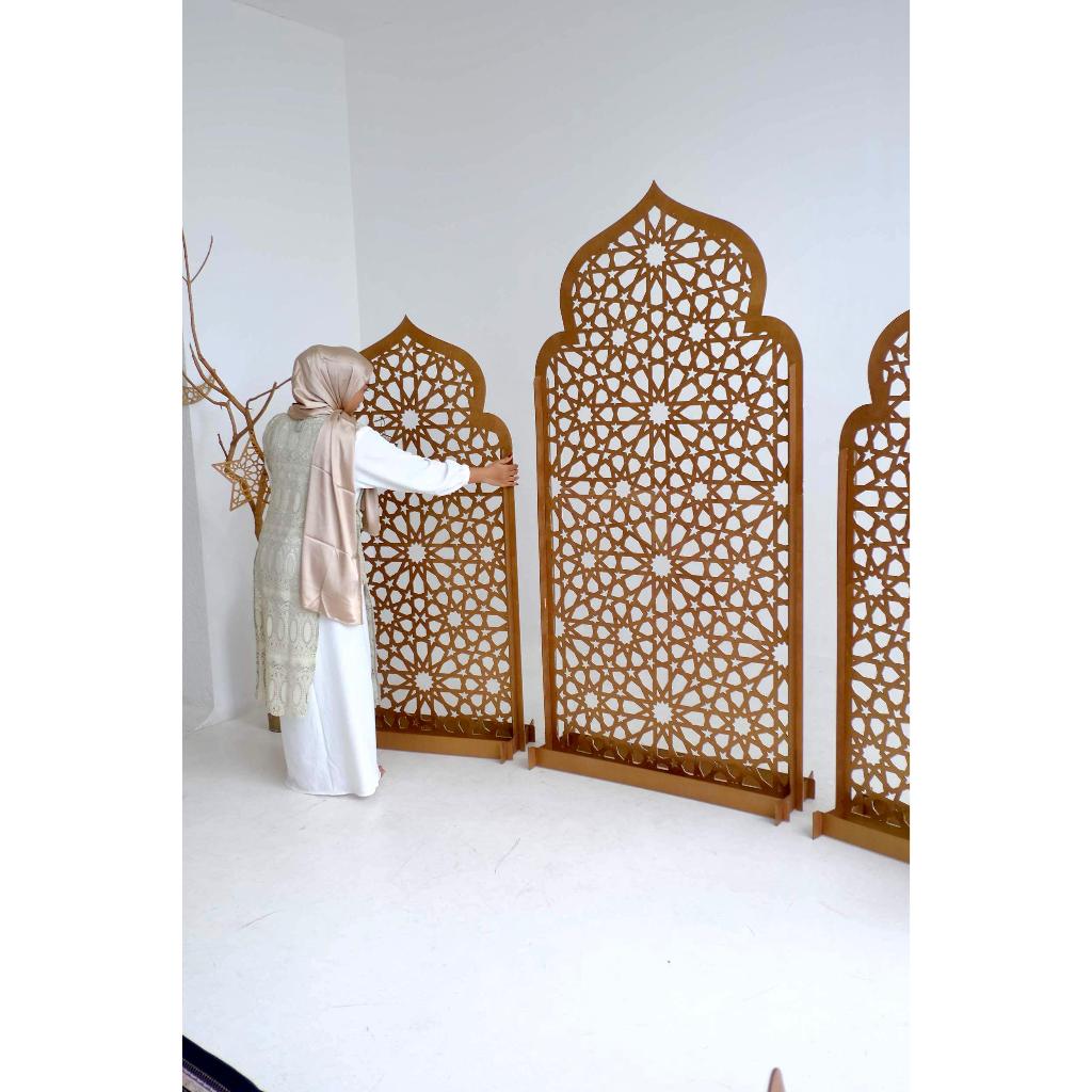 Jual Backdrop Ramadhan Morocco | Dekorasi Lebaran Islami | Shopee Indonesia