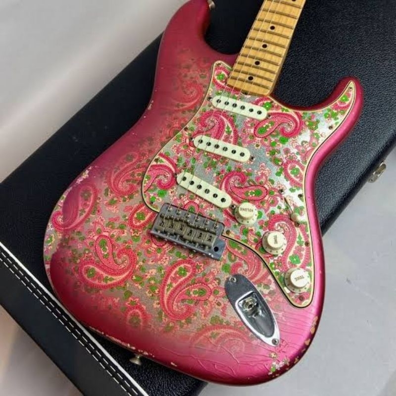 Jual Custom Graphic Pickguard Stratocaster SSS 11 Hole Screw Otentik ...