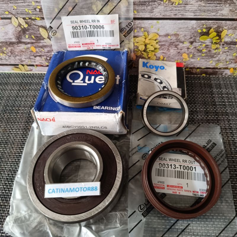 Jual BEARING SET+SEAL RODA BELAKANG INNOVA REBORN(1 SET 1 RODA ...
