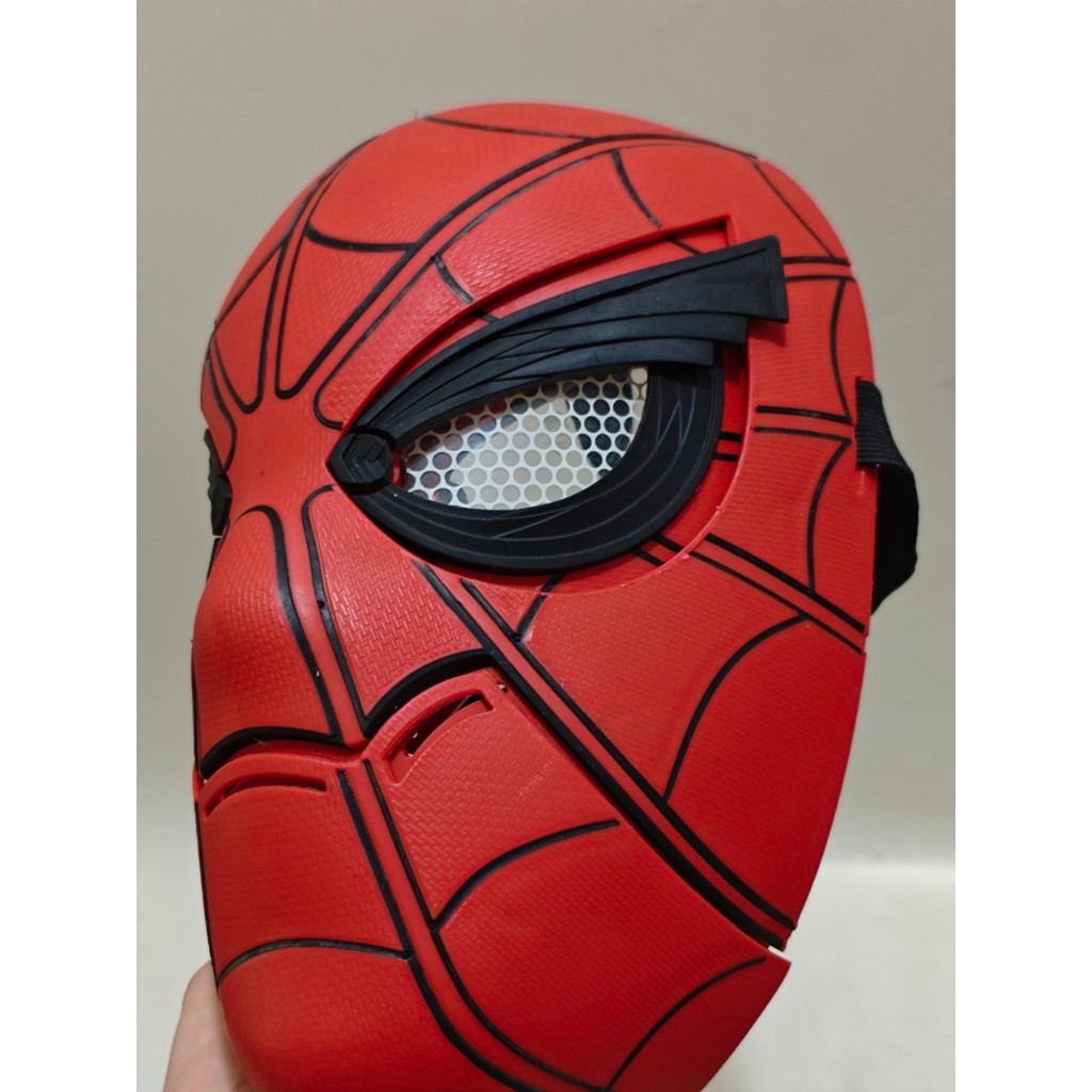 Jual set marvel spider man homecoming spider sight mask eyes move mask ...