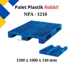Jual Pallet Plastik Rabbit NPA-1210 120 x 100 x 14 cm 1200 x 1000 140 ...