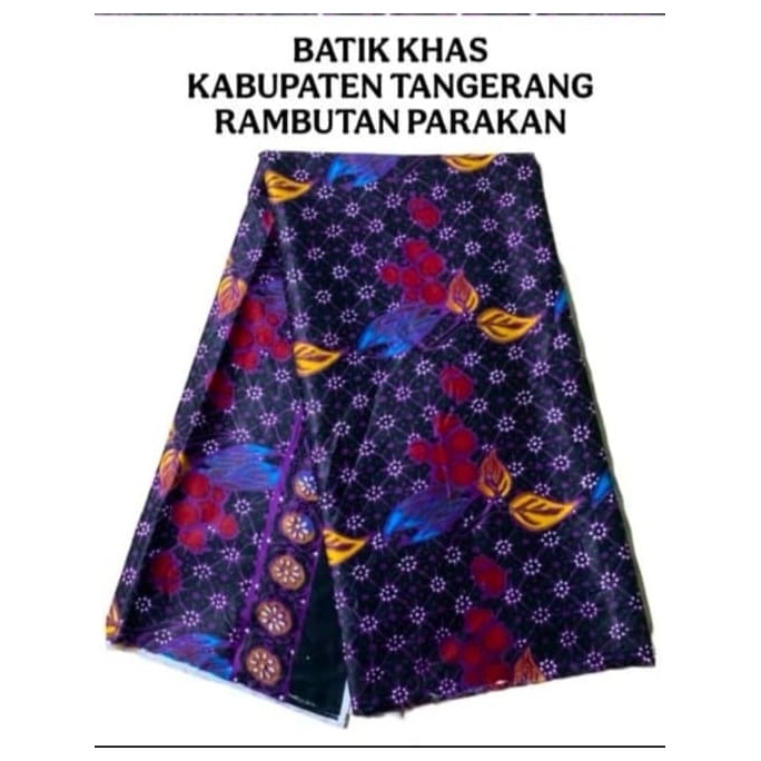 Jual Bahan Batik Kabupaten Tangerang Motif Rambutan Parakan | Shopee ...
