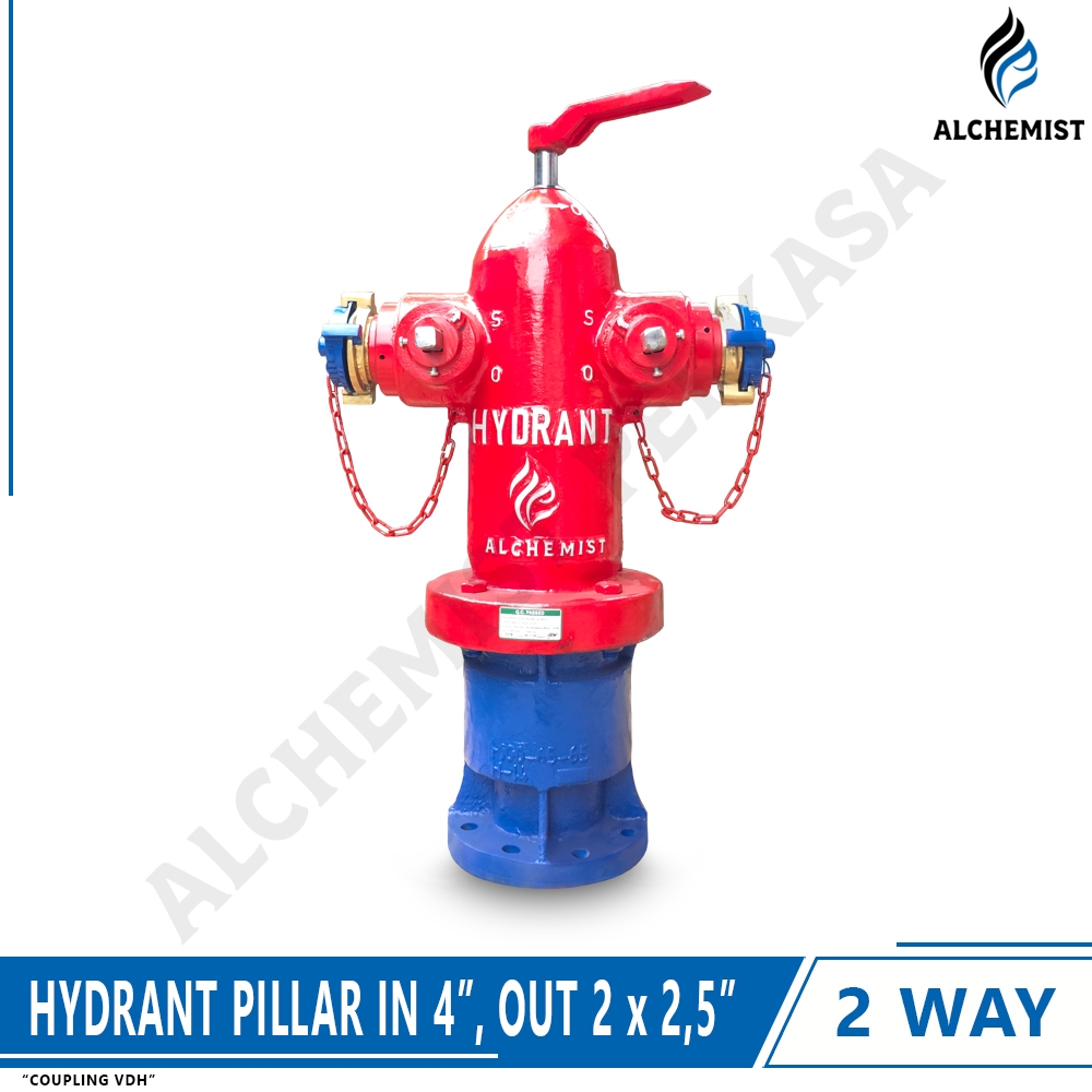 Jual Hydrant Pillar Two Way VDH - In 4