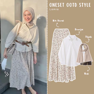 Lamia 4in1 Outfit Wanita Kekinian Chic Casual