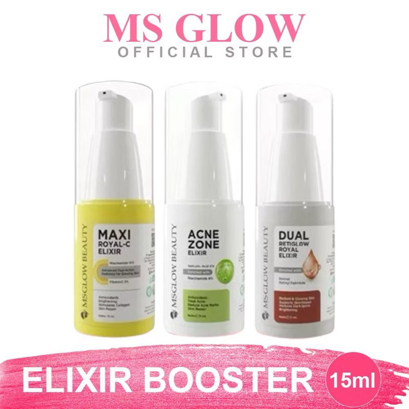 Jual ELIXIR SERIES(dual retiglow,maxi royal-c,Acne zone,Chystewhite ...