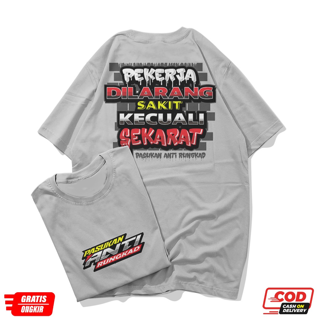 Jual Baju _ Pasukan Anti Rungkad _ Baju Kata Kata - T-Shirt Viral ...