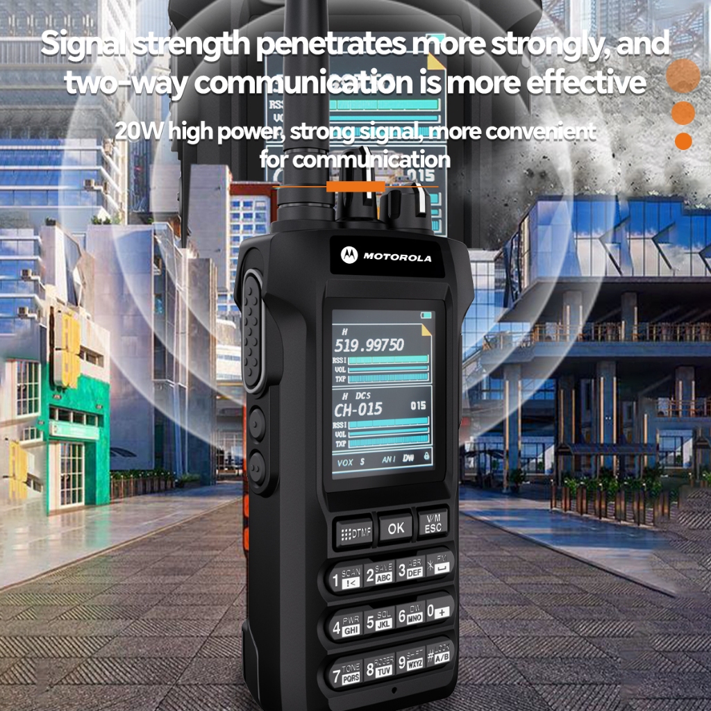 Jual HT Walkie Talkie Radio Original Motorola R8 Handy Talky Walky FM ...