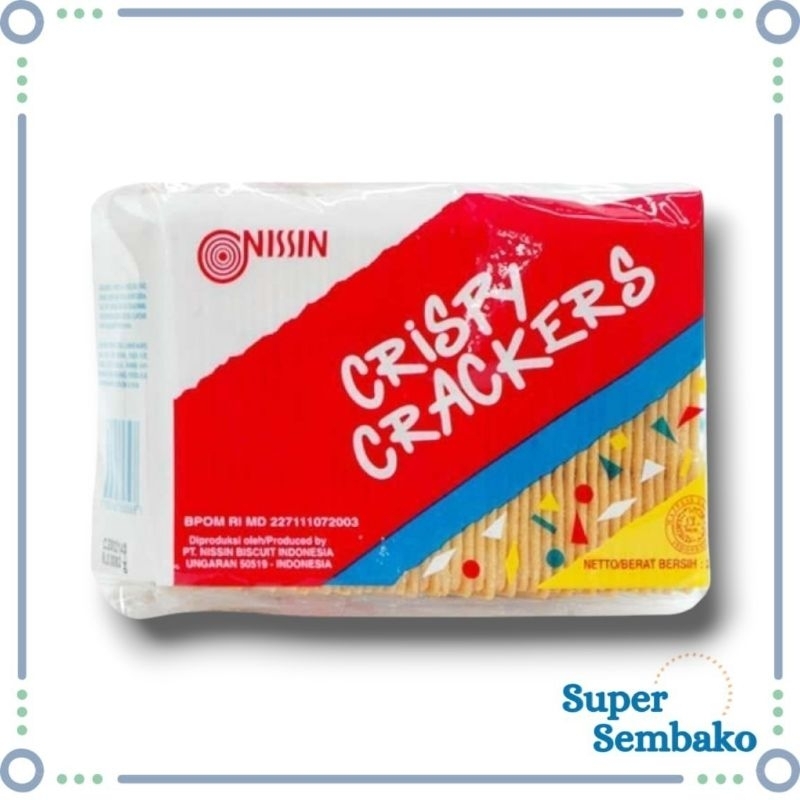 Jual SNACK JADUL BISKUIT SARAPAN KREKERS NISSIN CRISPY CRACKERS 225gr ...