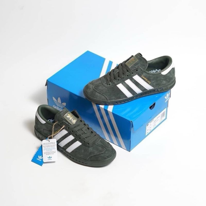 Shoes Adidas Hamburg Dark Blue Gum Adidas Shoes Hamburg Navy