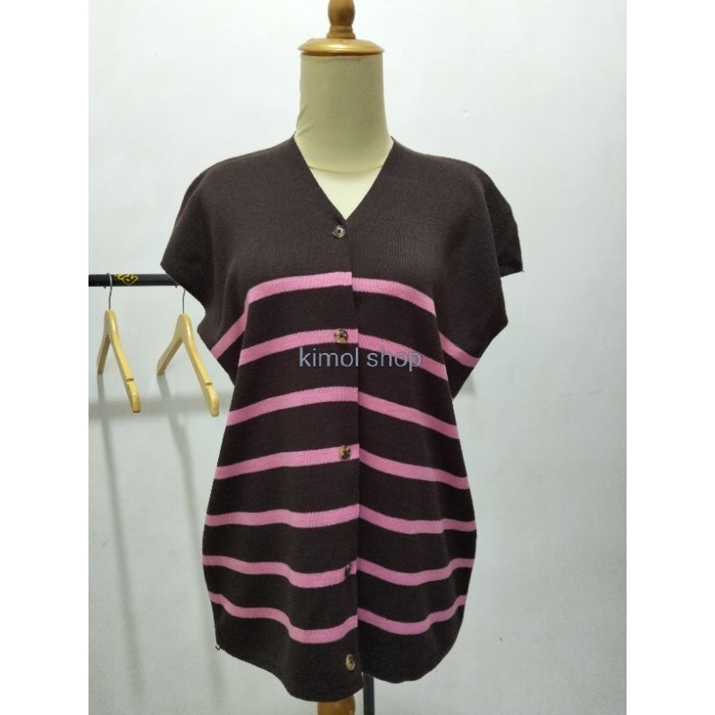 Jual kimol vest cardigan/rompi wanita /tangtop | Shopee Indonesia