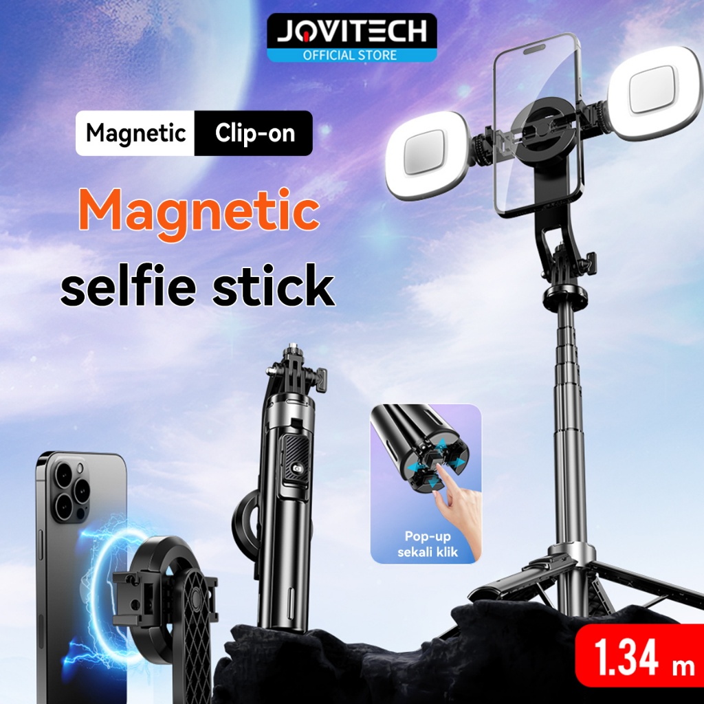 Jual Jovitech MAG16 Tripod Cell phone clip dan Magnetic 2in1 Bluetooth ...