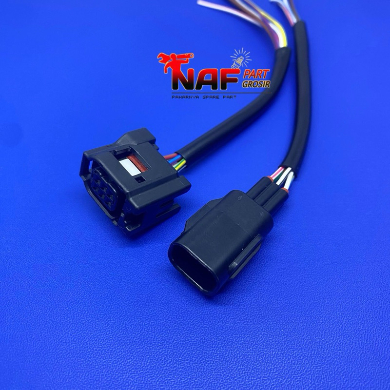 Jual SOKET SOCKET KABEL SENSOR CKP YAMAHA AEROX NMAX LEXI FREEGO PIN 6 ...