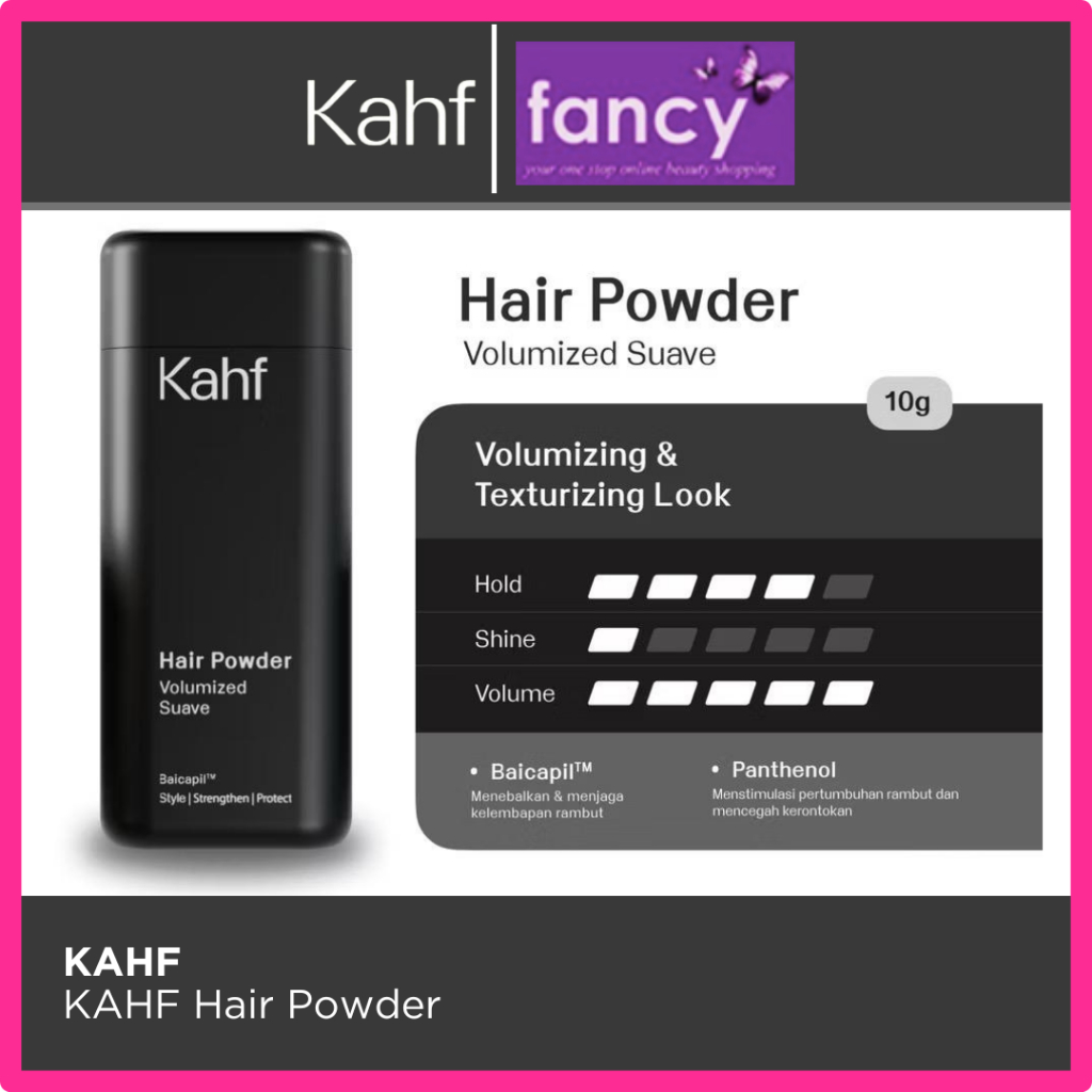 Jual KAHF Volumized Suave Hair Powder 10 g | Styling Rambut Pria Powder ...