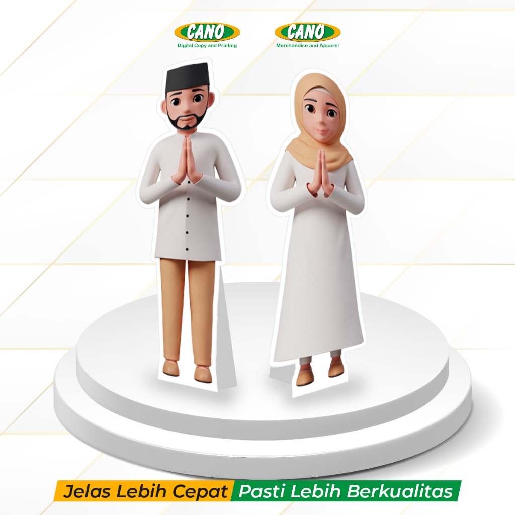 Jual CANO Character Standee Spesial Ramadhan dan Hari Raya - Character ...
