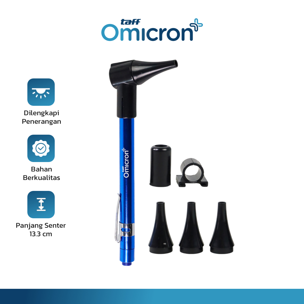 Jual TaffOmicron Alat Pemeriksa Telinga Otoskop Ear Scope with LED ...