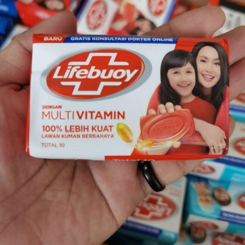 Jual (1 BANDED/PAK ISI 3) Sabun Batang Lifebuoy Banded Isi 3 Pcs 60 Gr ...