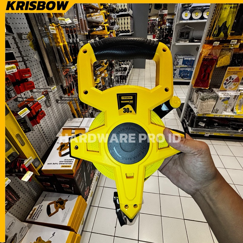 Jual Meteran Krisbow 30 Mtr Meteran Gulung Fiberglass Heavy Duty ...