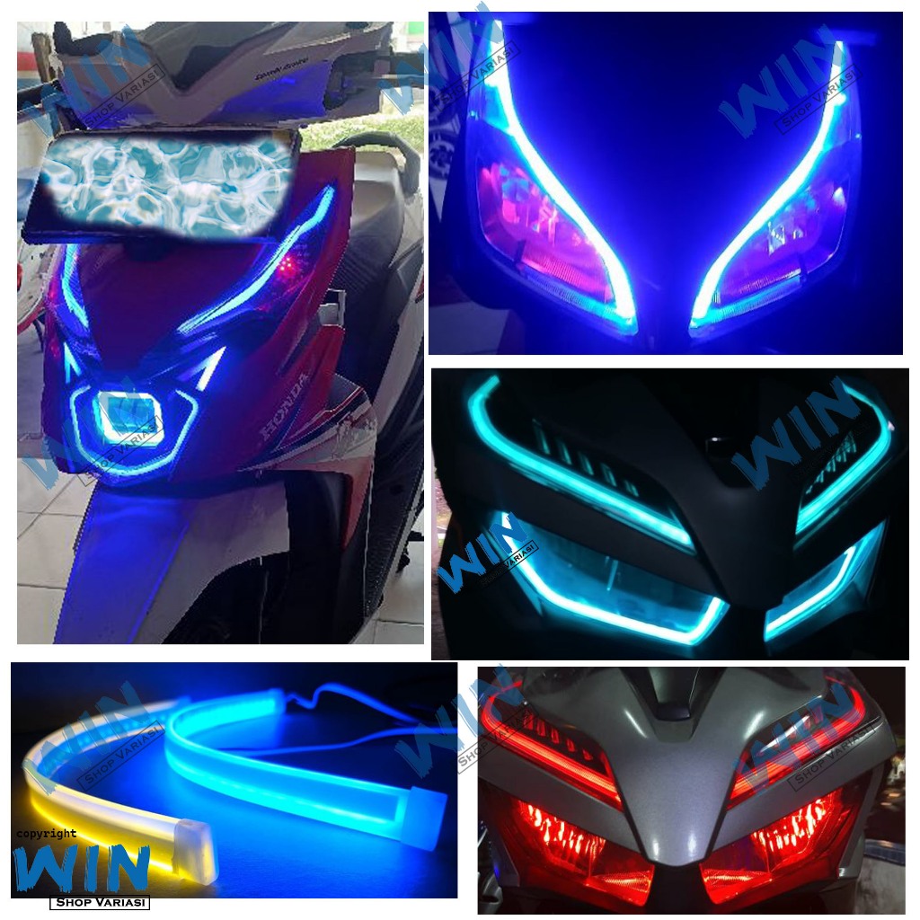 Jual lampu alis running 30cm universal/lampu alis led | Shopee Indonesia